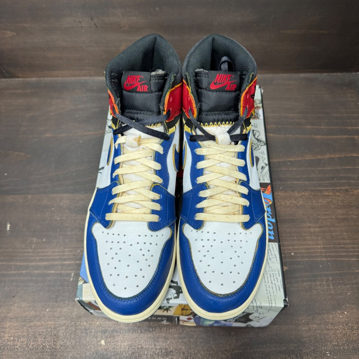 Jordan 1 Retro High Union Los Angeles Storm Blue - Image 3