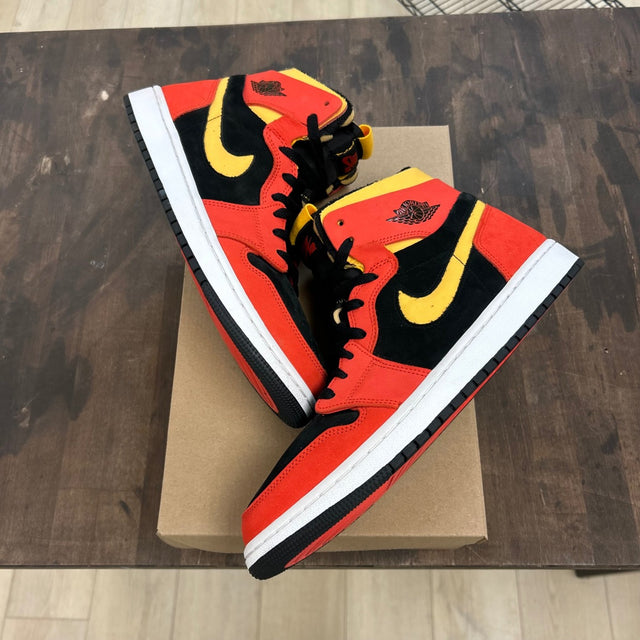 Jordan 1 High Zoom Air CMFT Black Chile Red Size 12 (Pre-Owned) - Image 1