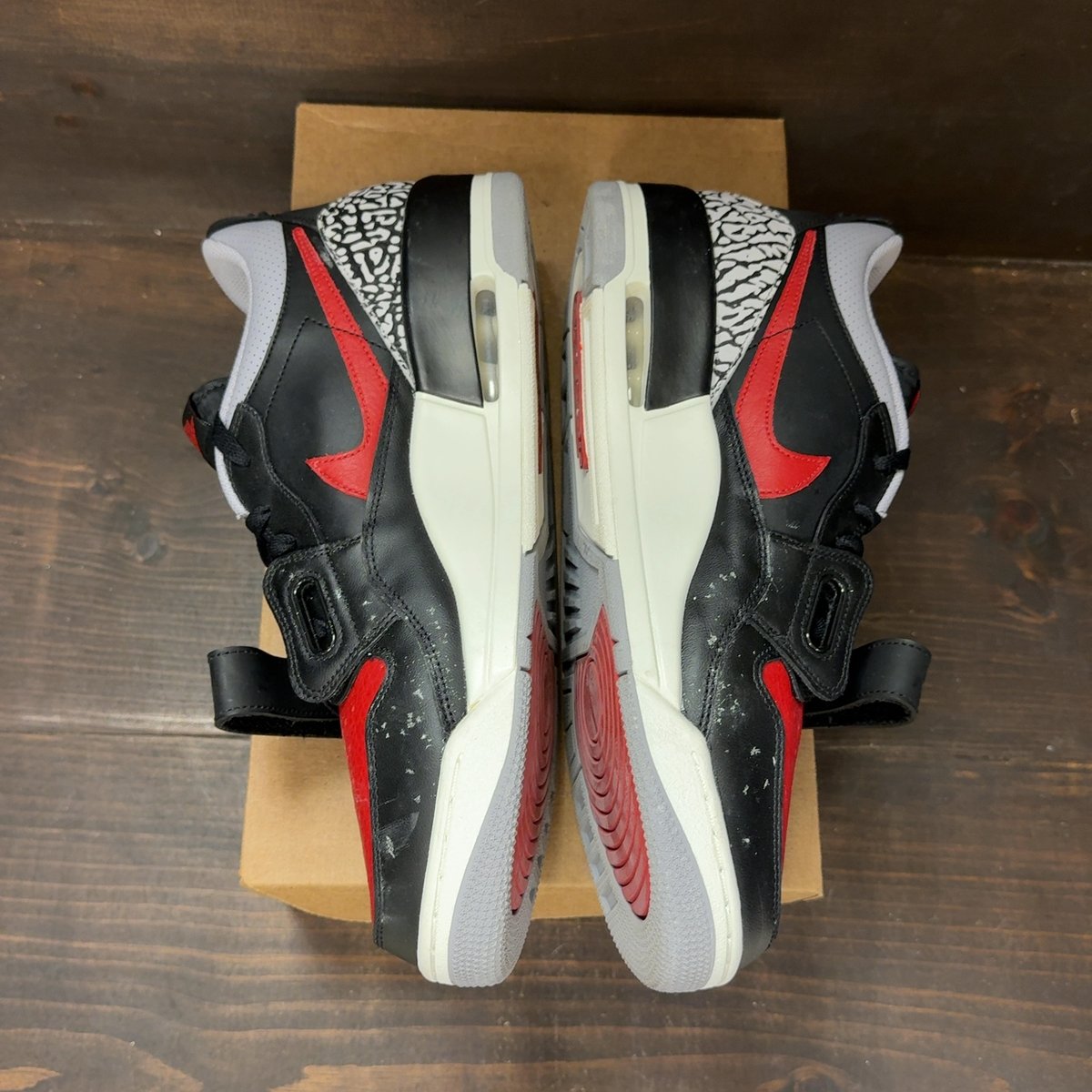 Jordan Legacy 312 Low Bred Cement Size 12 (Pre-Owned) - aux
