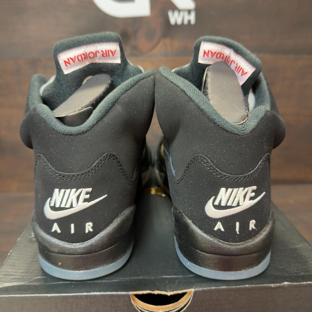 Jordan 5 Retro Black Metallic (2016) (GS) Size 6.5Y (Pre-Owned)