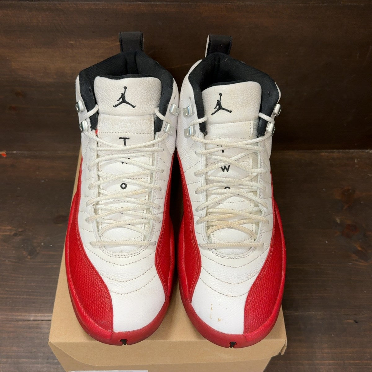 Jordan 12 Retro Cherry (2023) Size 10.5 (Pre-Owned) - tag