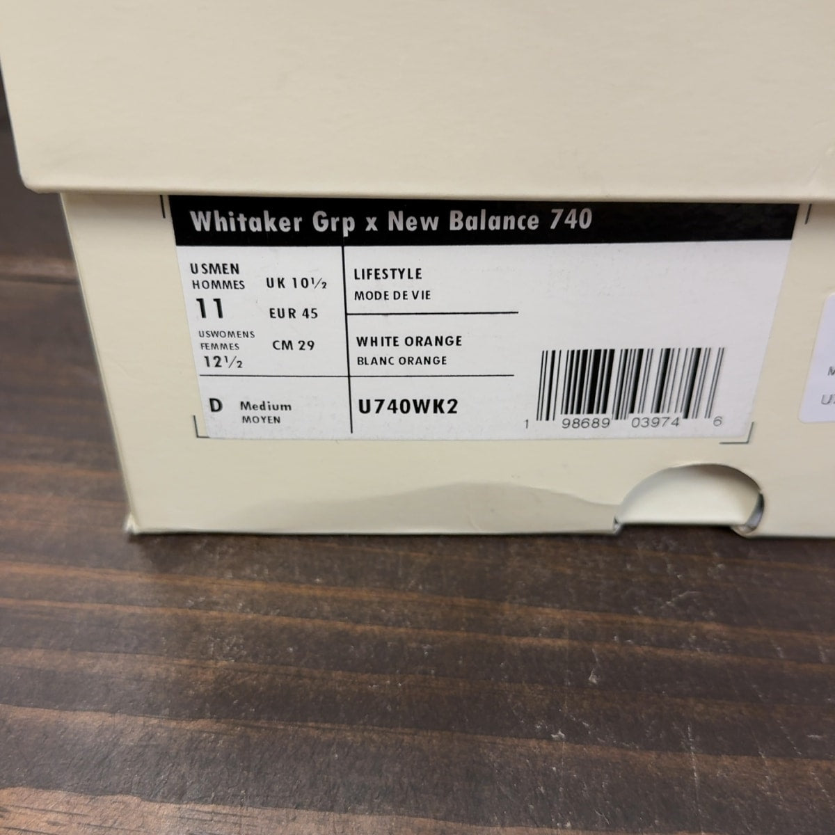 New Balance 740 The Whitaker Group Willful Bias For Discovery Size 11 (Pre-Owned) - Image 8