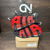 Nike Air More Uptempo 96 Alternates Split Black Varsity Red Size 8.5 (Pre-Owned) - Image 1