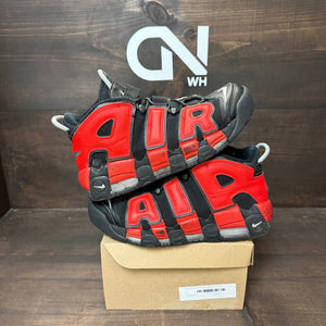 Nike Air More Uptempo 96 Alternates Split Black Varsity Red Size 8.5 (Pre-Owned) - Image 1