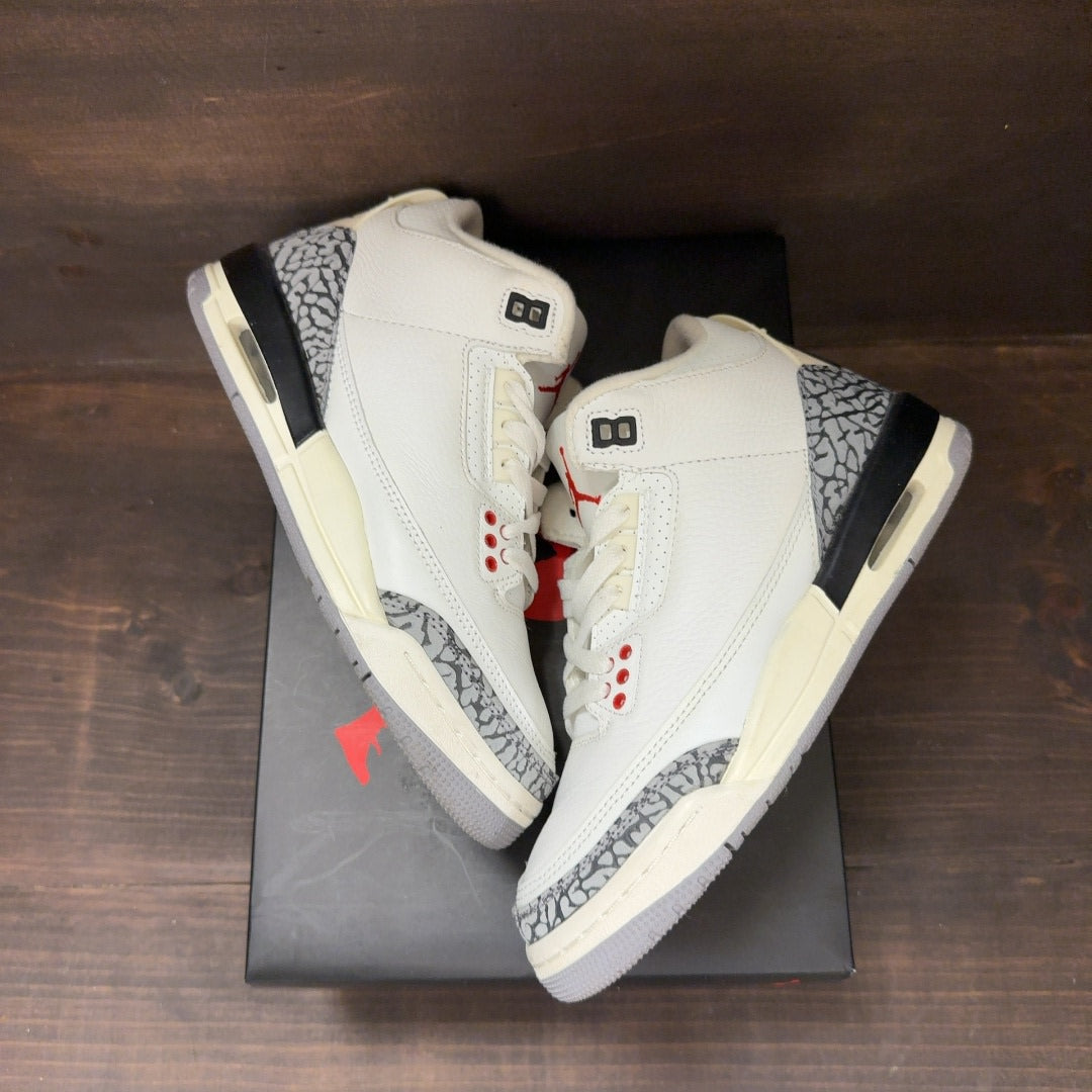Jordan 3 Retro White Cement Reimagined (GS) Size 4.5Y (Pre-Owned)
