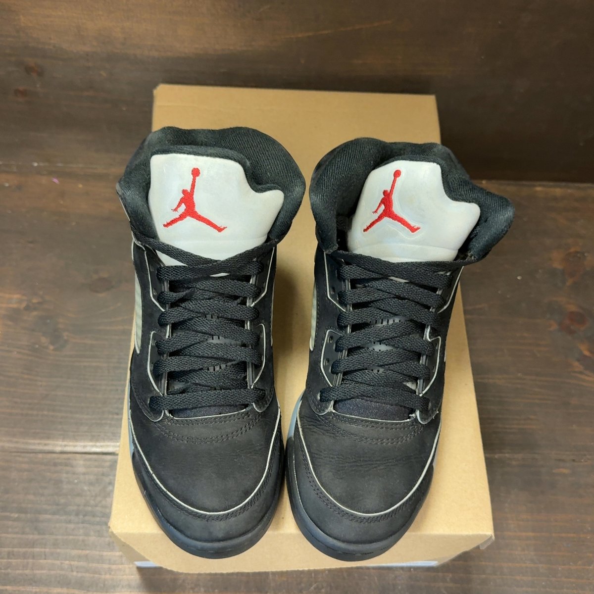 Jordan 5 Retro OG Black Metallic Reimagined (GS) Size 4.5Y (Pre-Owned) - tag