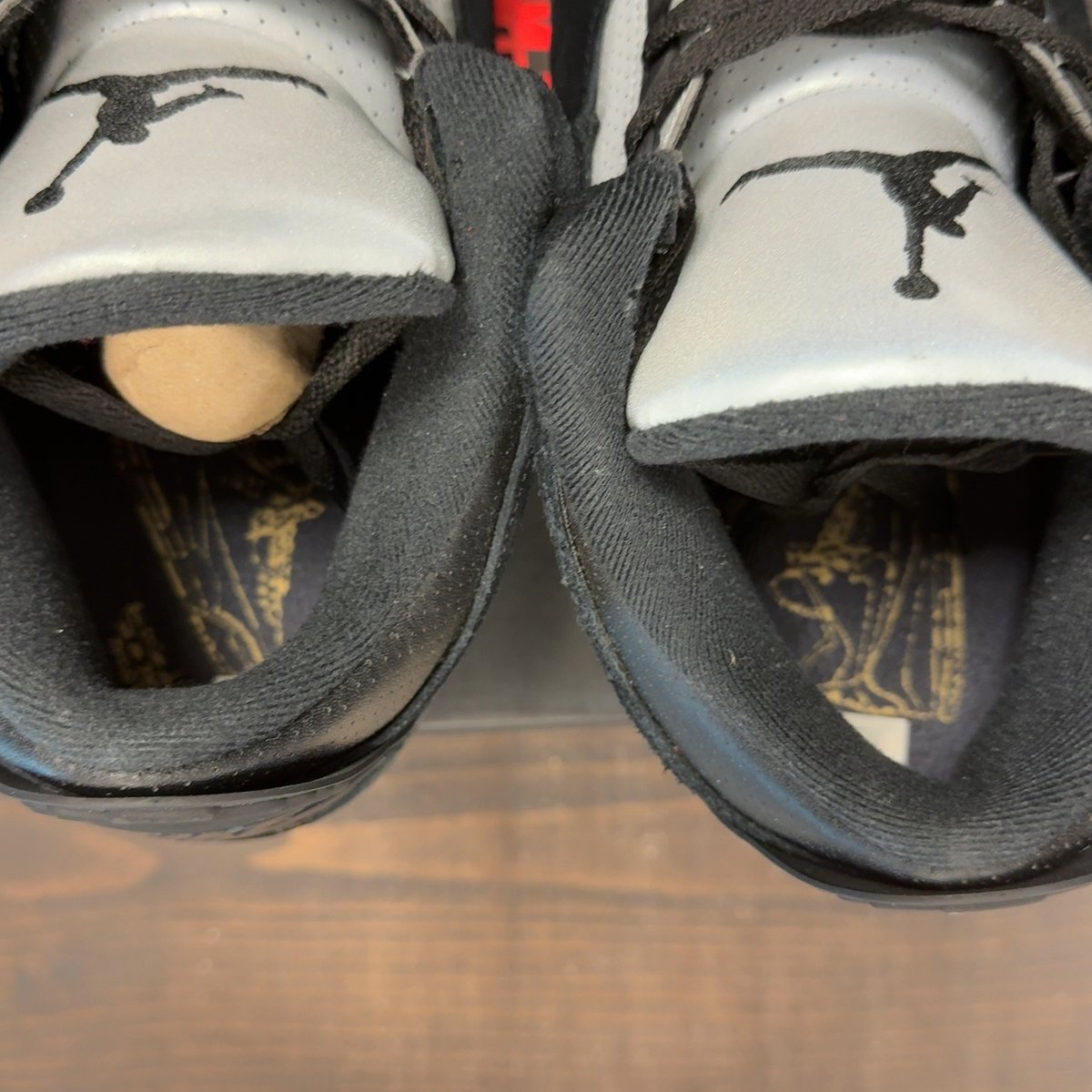Jordan 3 Retro Tinker Black Cement Gold Size 14 (Pre-Owned) - aux