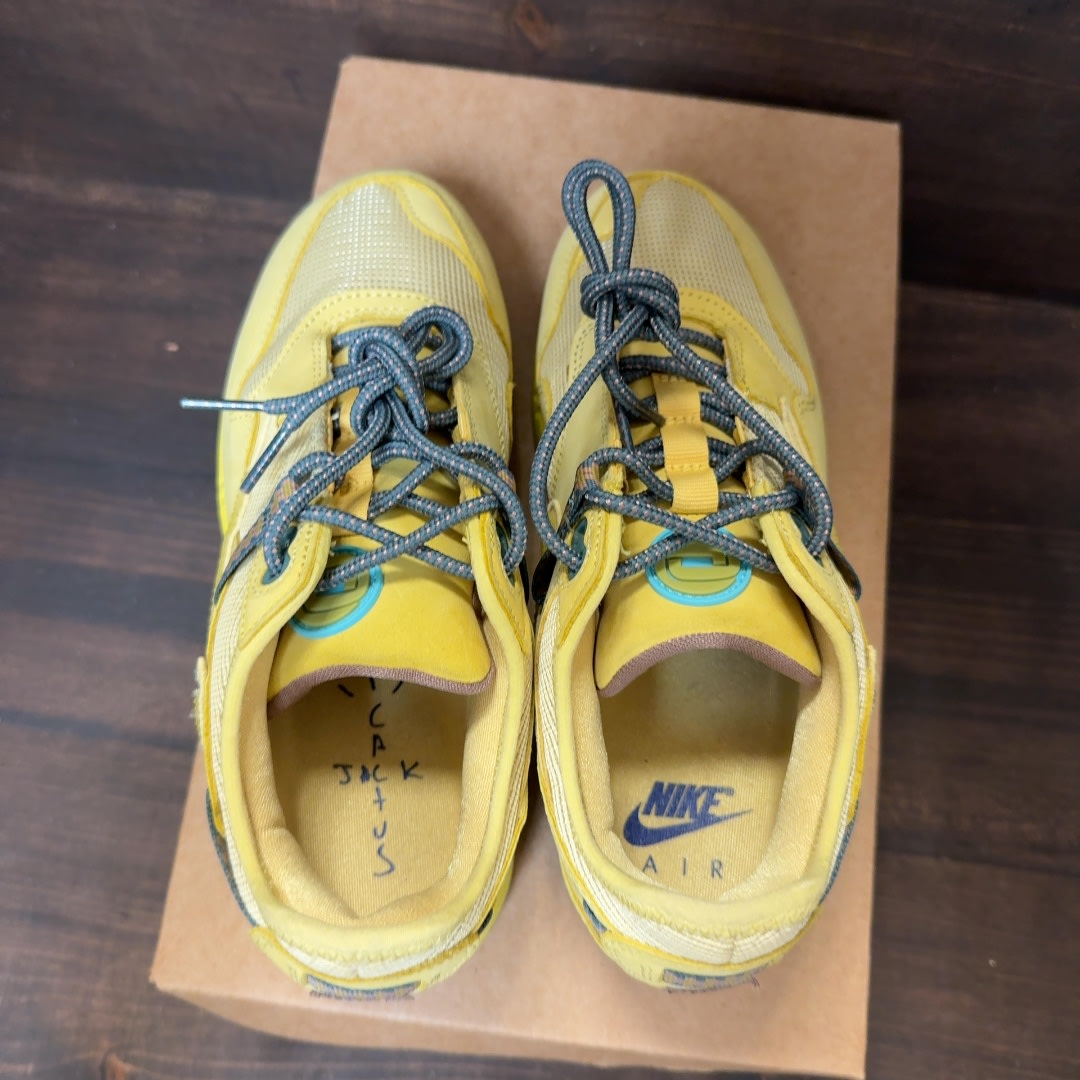 Nike Air Max 1 Travis Scott Cactus Jack Saturn Gold Size 6.5 (Pre-Owned) - Image 4