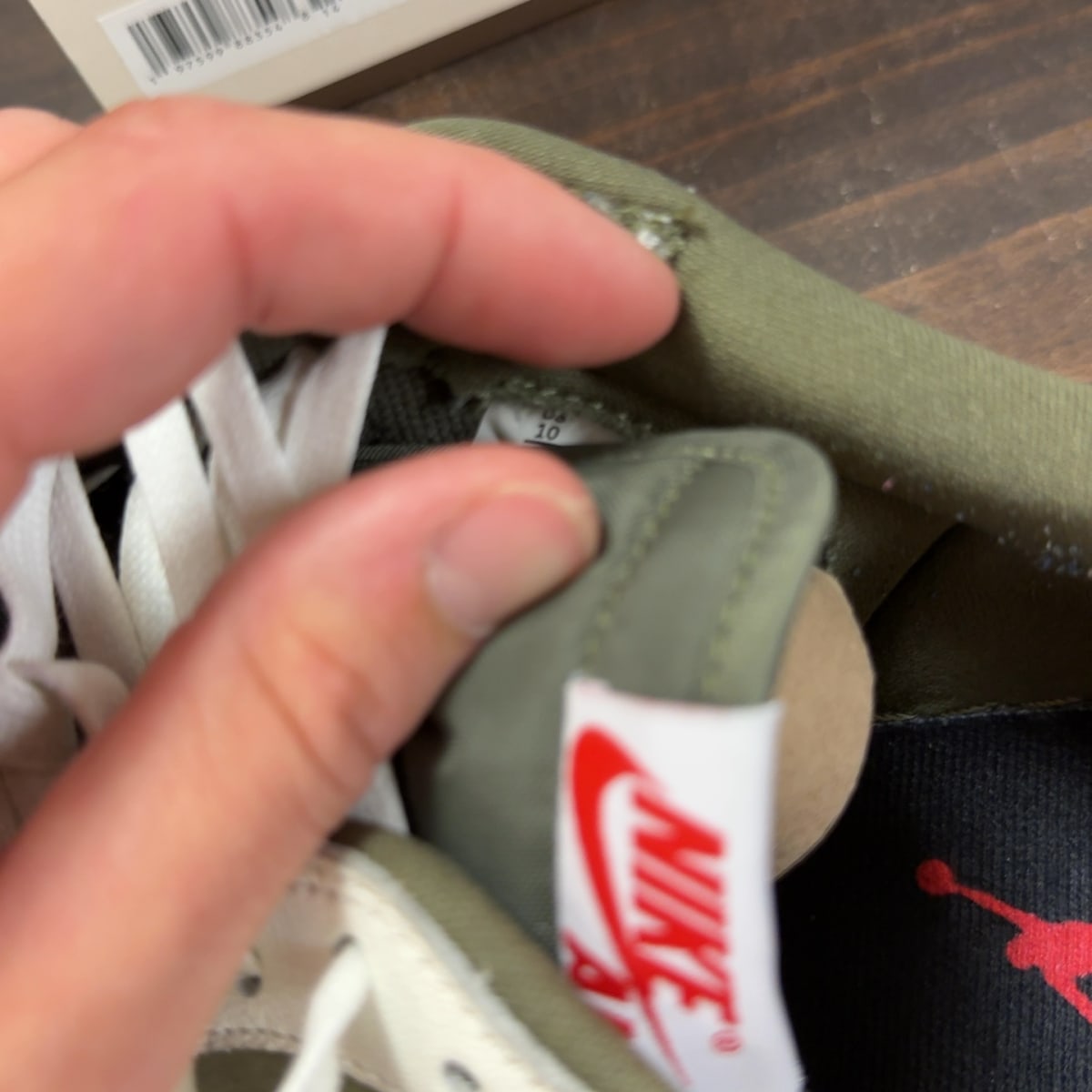Jordan 1 Retro Low OG SP Travis Scott Medium Olive - Image 7