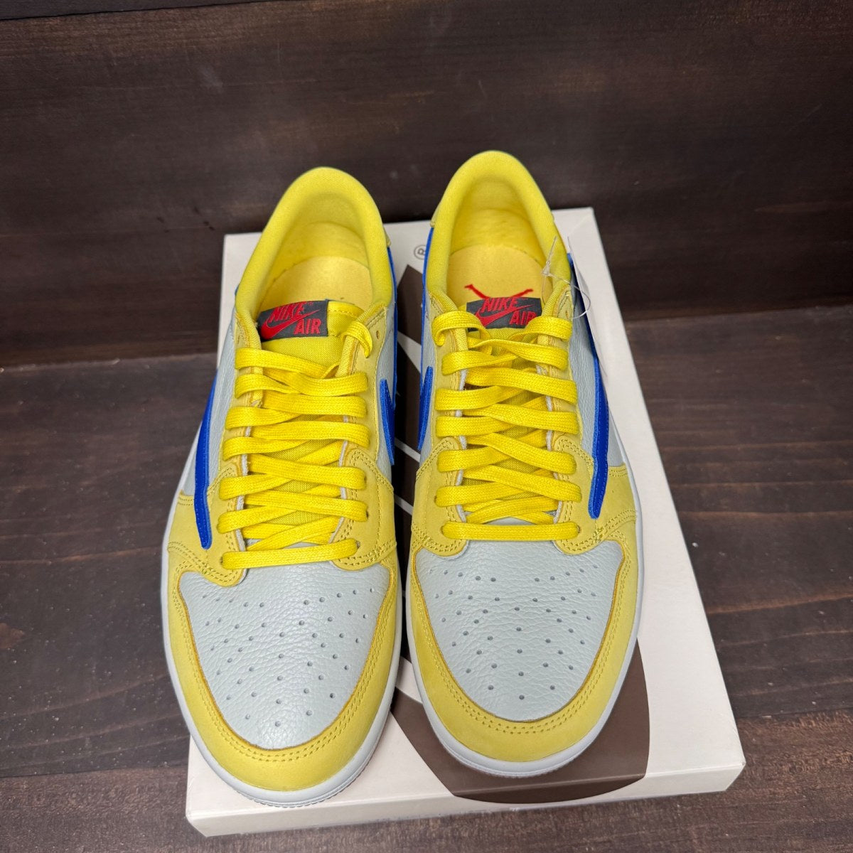 Jordan 1 Retro Low OG SP Travis Scott Canary (Women's) - Image 2
