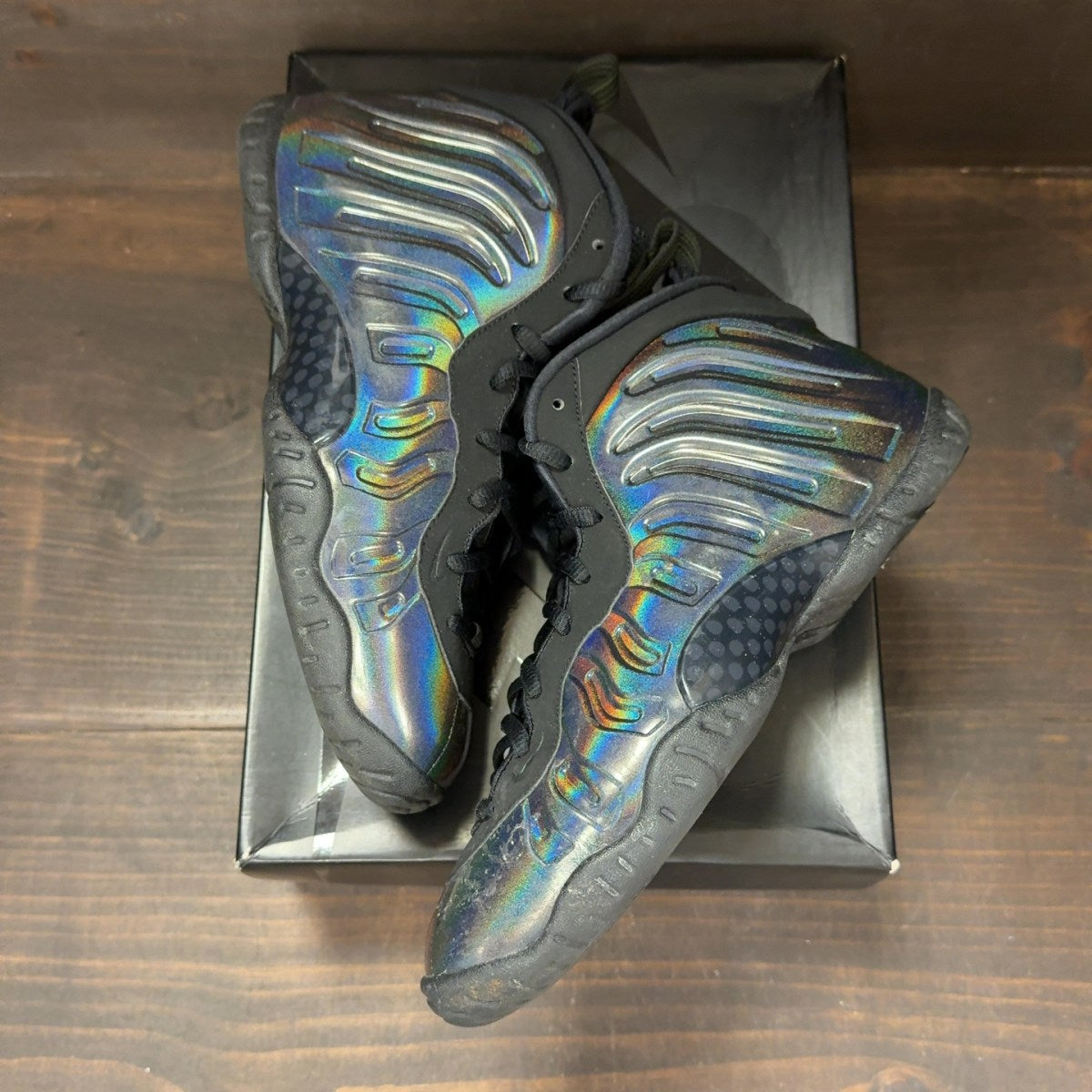 Nike Air Foamposite One Legion Green (GS) - Image 2