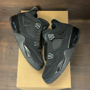 Jordan 4 Retro Black Cat (2020) (GS) Size 5.5Y (Pre-Owned) - Image 2