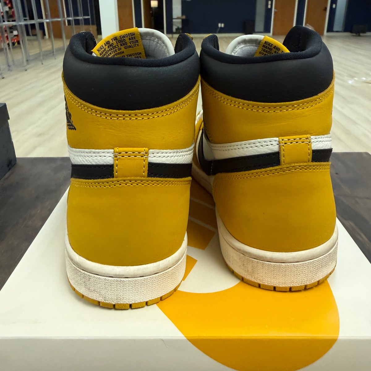 Jordan 1 Retro High OG Yellow Ochre - Image 4
