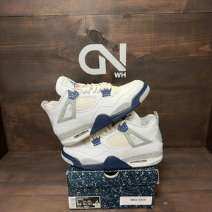 Jordan 4 Retro Midnight Navy - Image 1