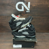 Jordan 5 Retro OG Black Metallic Reimagined (GS) Size 6Y (Pre-Owned) - Image 1
