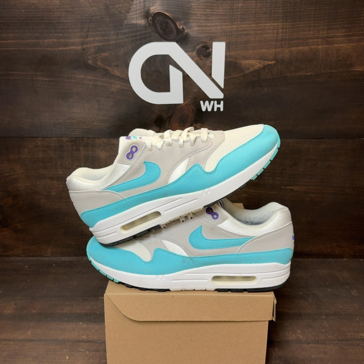 Nike Air Max 1 Anniversary Aqua Size 10 (Pre-Owned) - Image 1
