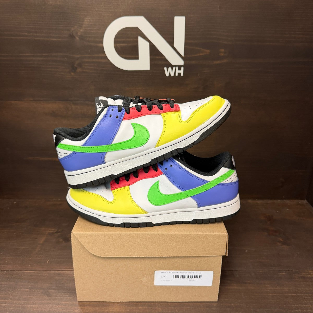 Nike Dunk Low Green Strike (Women's) Size 9.5W (Pre-Owned) - Image 1