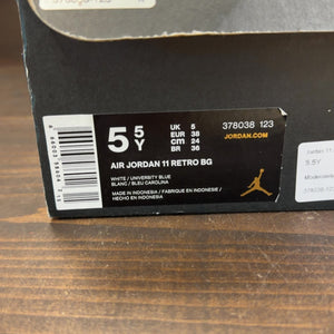 Jordan 11 Retro UNC Win Like 82 (GS) Size 5.5Y (Pre-Owned) - aux