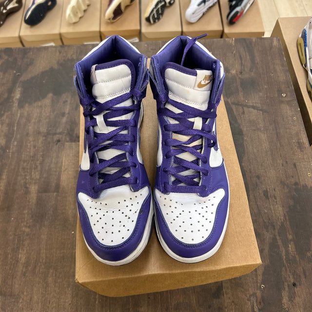 Nike Dunk High SP Varsity Purple (Women's) Size 9W (Pre-Owned) - Image 2