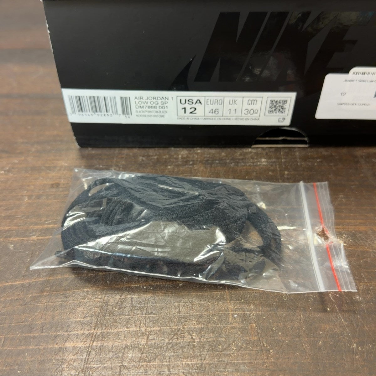 Jordan 1 Retro Low OG SP Travis Scott Black Phantom - Image 8