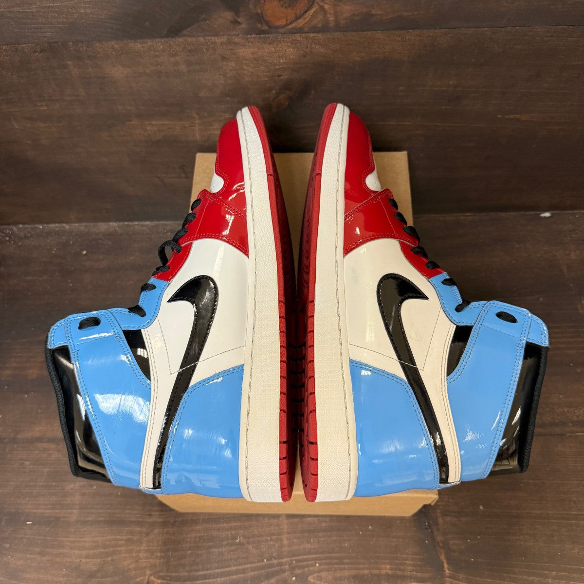 Jordan 1 Retro High Fearless UNC Chicago Size 14 (Pre-Owned) - Image 4