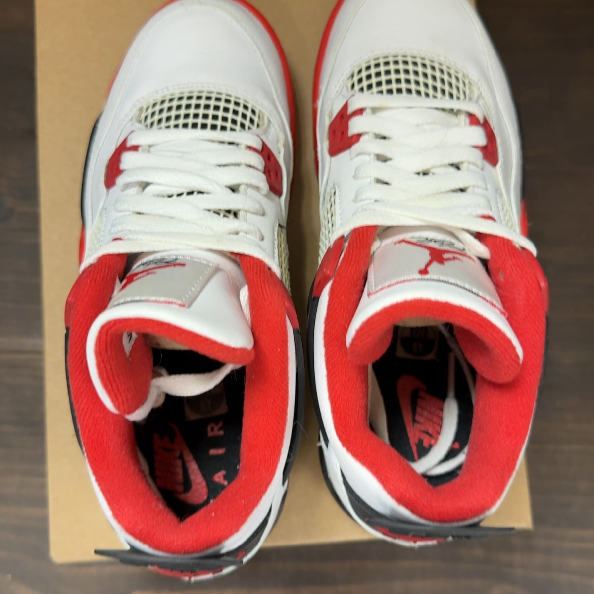 Jordan 4 Retro Fire Red (2020) (GS) Size 6Y (Pre-Owned) - Image 5