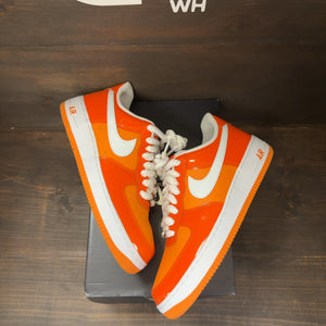 Nike Air Force 1 Low '07 Orange White Patent - Image 2