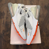 Nike Air Max 270 White Black Total Orange - Image 1