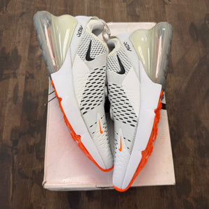 Nike Air Max 270 White Black Total Orange - Image 1