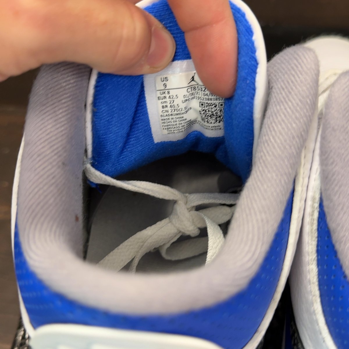 Jordan 3 Retro Racer Blue Size 9 (Pre-Owned) - aux