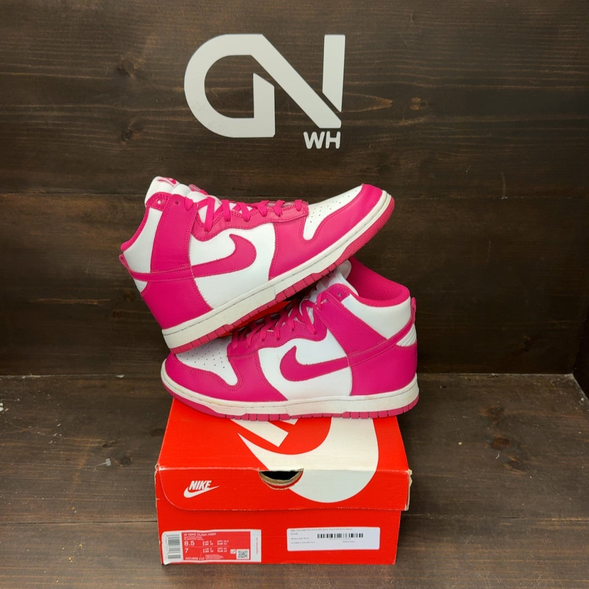 Nike Dunk High Pink Prime (Women's) - Image 1