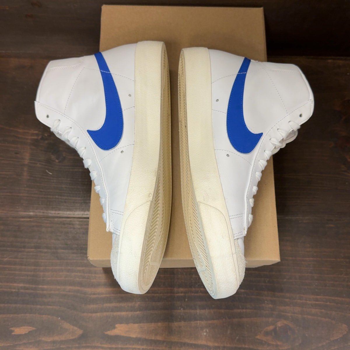 Nike Blazer Mid 77 Vintage Racer Blue Size 10.5 (Pre-Owned) - Image 4