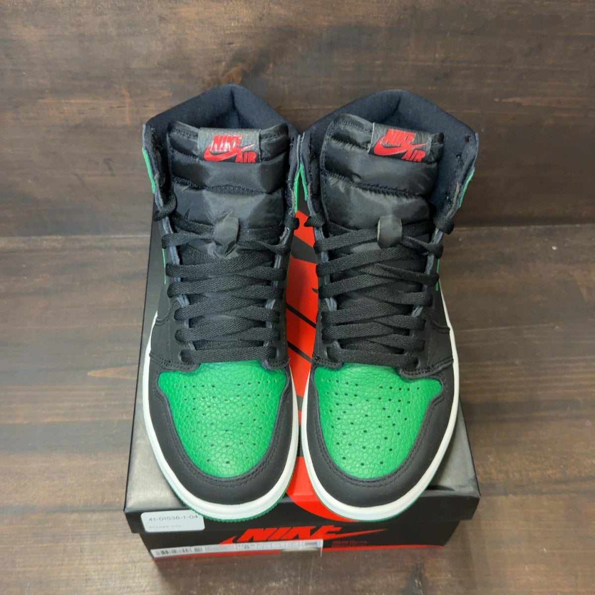 Jordan 1 Retro High Pine Green Black Size 8 (Pre-Owned)