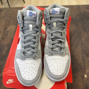 Nike Dunk High Light Smoke Grey Gym Red - Image 2