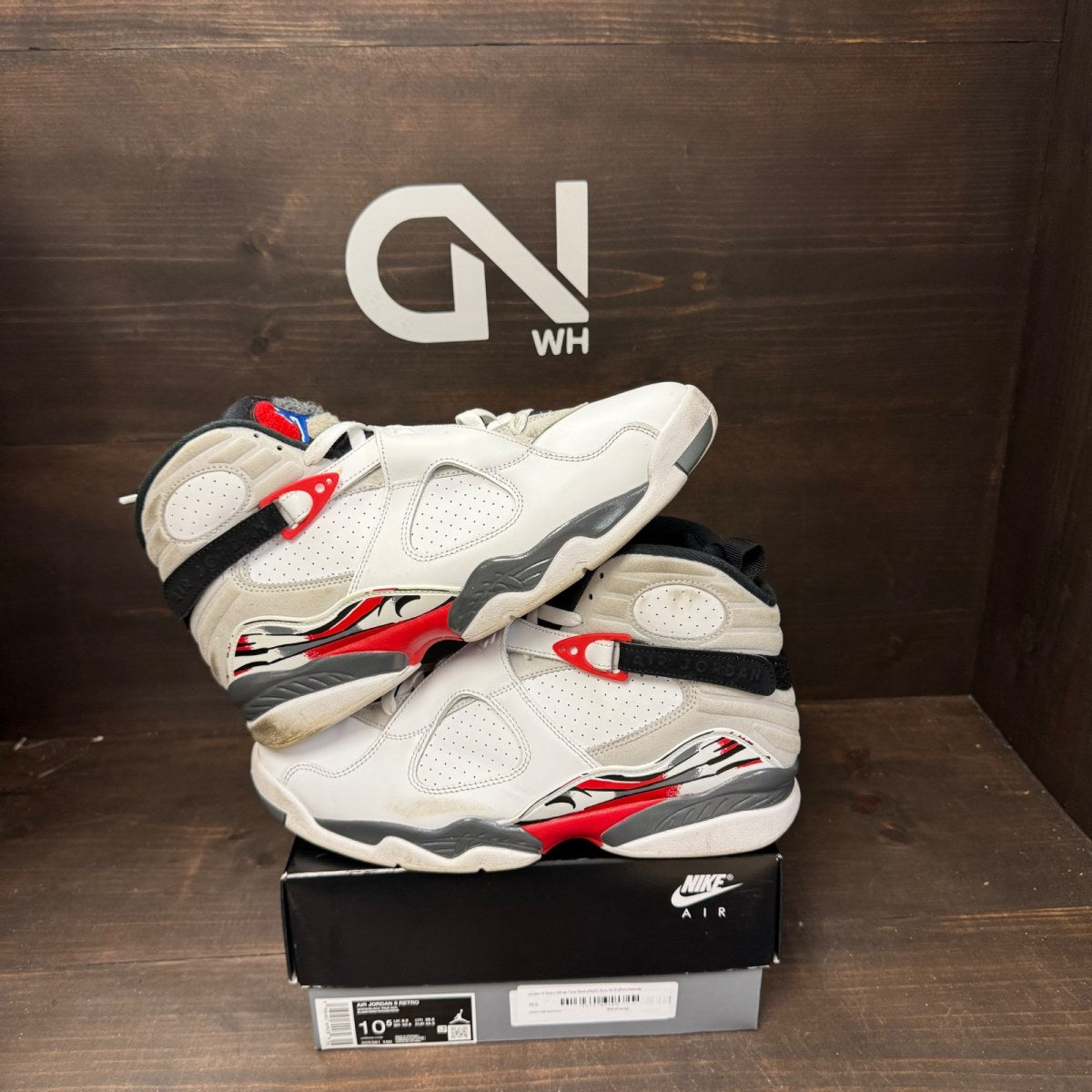 Jordan 8 Retro White True Red (2025) - Image 1