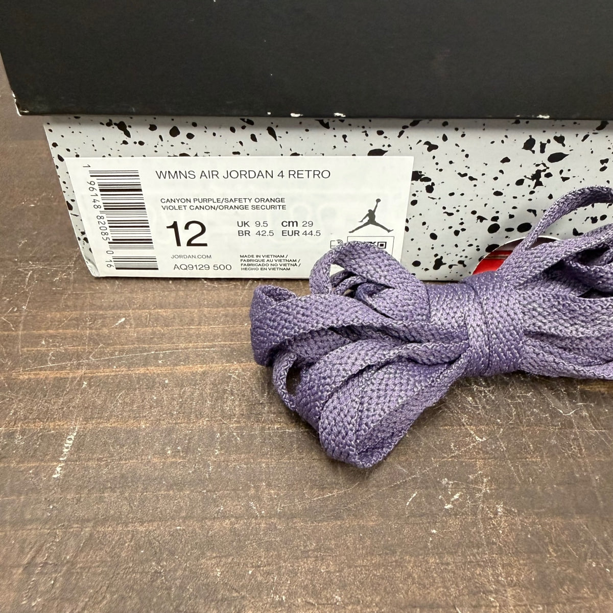 Jordan 4 Retro Canyon Purple (Women's) - Image 7