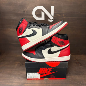 Jordan 1 Retro High Bred Toe Size 10 (Pre-Owned) - Image 1