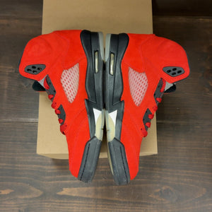 Jordan 5 Retro Raging Bull Red (2021) (GS) Size 6.5Y (Pre-Owned) - Image 4