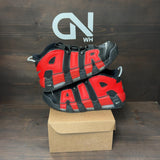 Nike Air More Uptempo 96 Alternates Split Black Varsity Red Size 12 (Pre-Owned) - Image 1