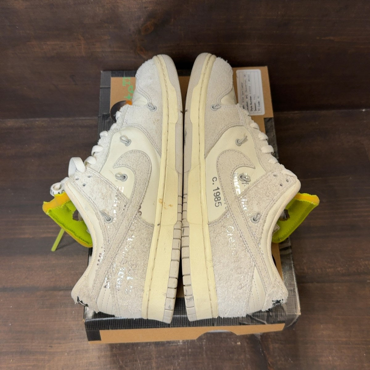 Nike Dunk Low Off-White Lot 14 - Image 6