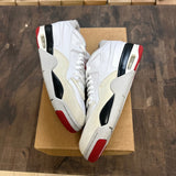 Jordan 4 RM White Fire Red Size 9.5 (Pre-Owned) - Image 1