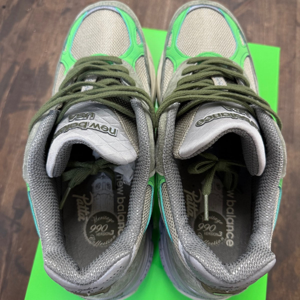 New Balance 990v3 MiUSA Patta Keep Your Family Close - Image 4