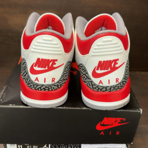 Jordan 3 Retro Fire Red (2022) Size 11 (Pre-Owned) - aux