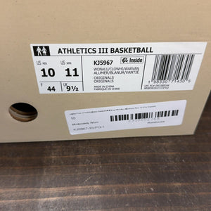 adidas Fear of God Athletics Basketball III Low Wonder Aluminum Size 10 (Pre-Owned) - aux