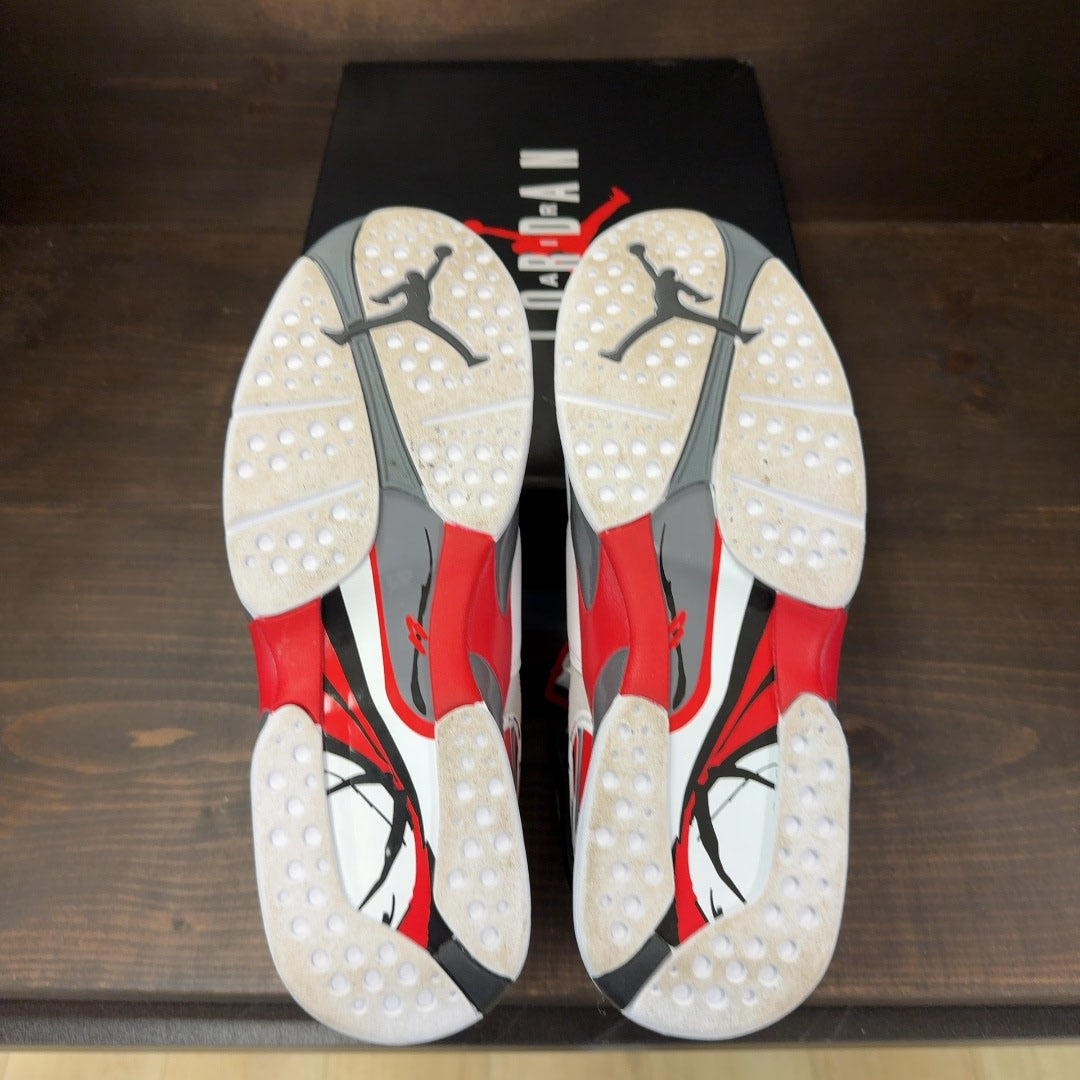 Jordan 8 Retro White True Red (2025) - Image 6