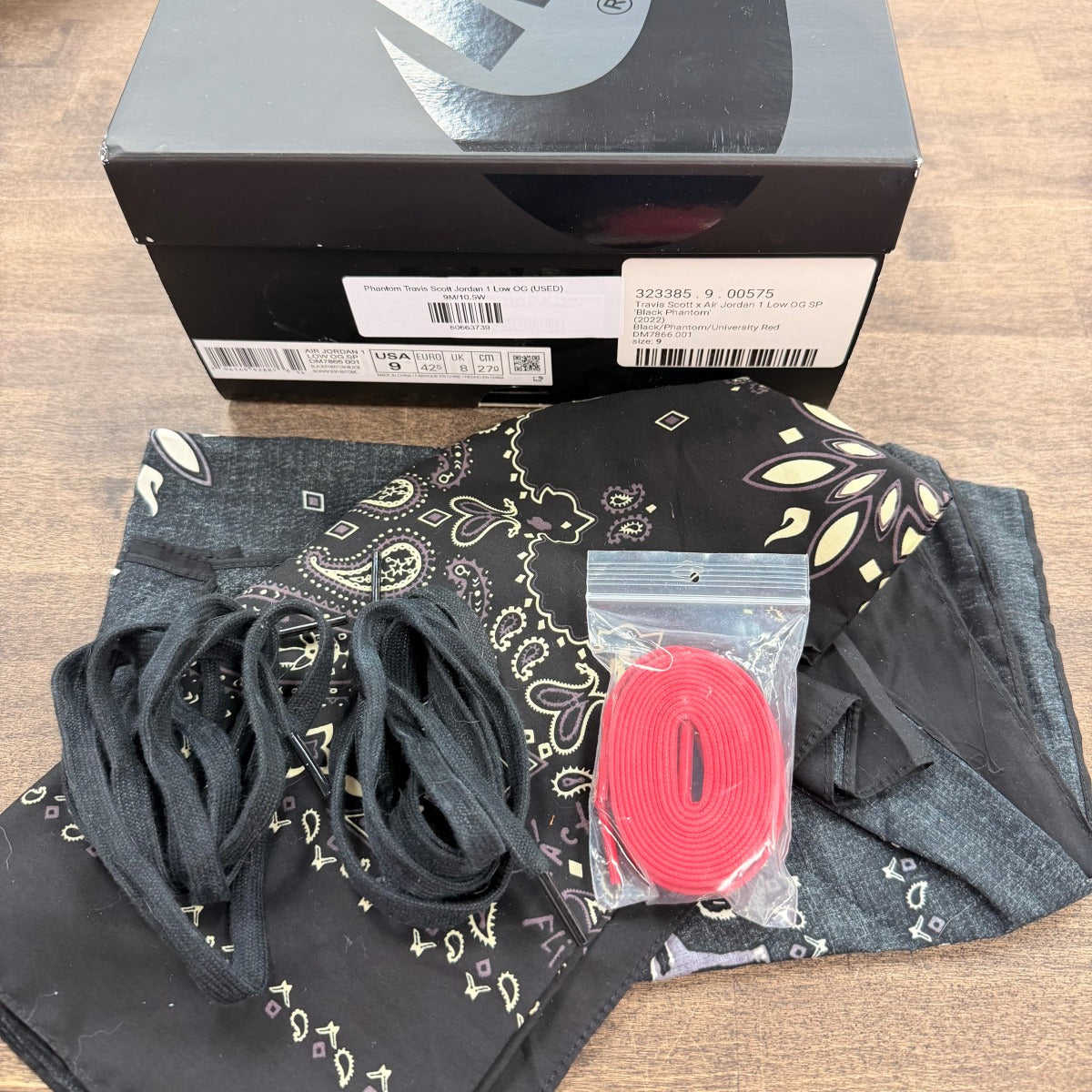 Jordan 1 Retro Low OG SP Travis Scott Black Phantom - Image 7