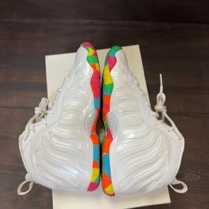 Nike Air Foamposite One White Fruity Pebbles (2015) (GS) Size 5Y (Pre-Owned) - Image 6