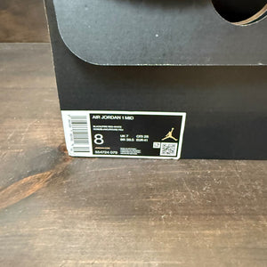 Jordan 1 Mid White Black Red (2022) - Image 7