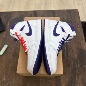 Jordan 1 Retro High Court Purple (Women's) Size 12W (Pre-Owned) - Image 3