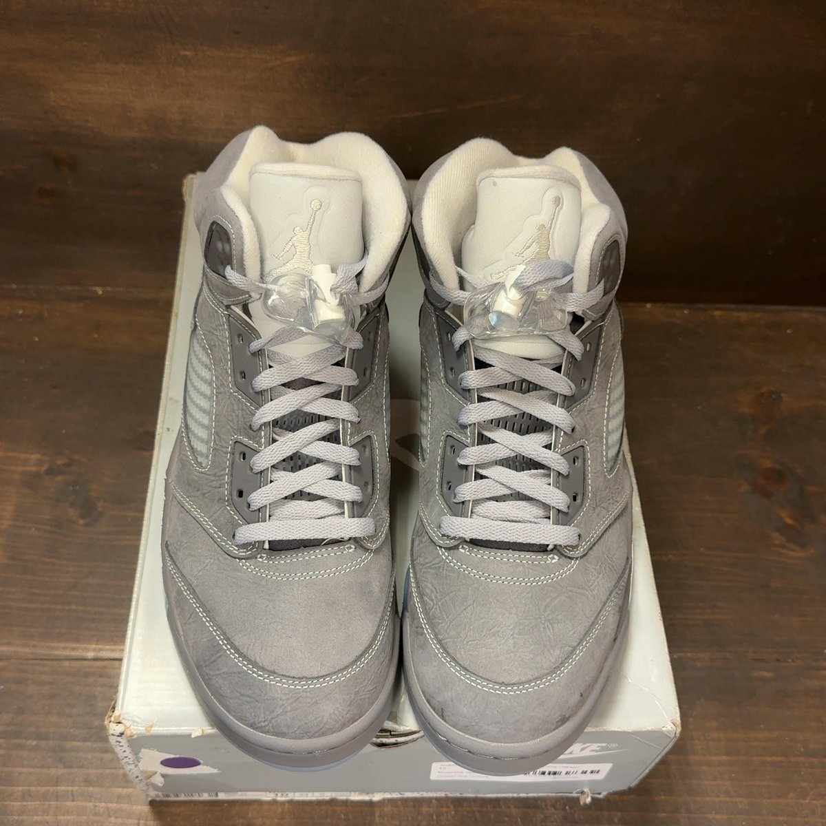 Jordan 5 Retro Wolf Grey (2026) Size 10 (Pre-Owned) - tag